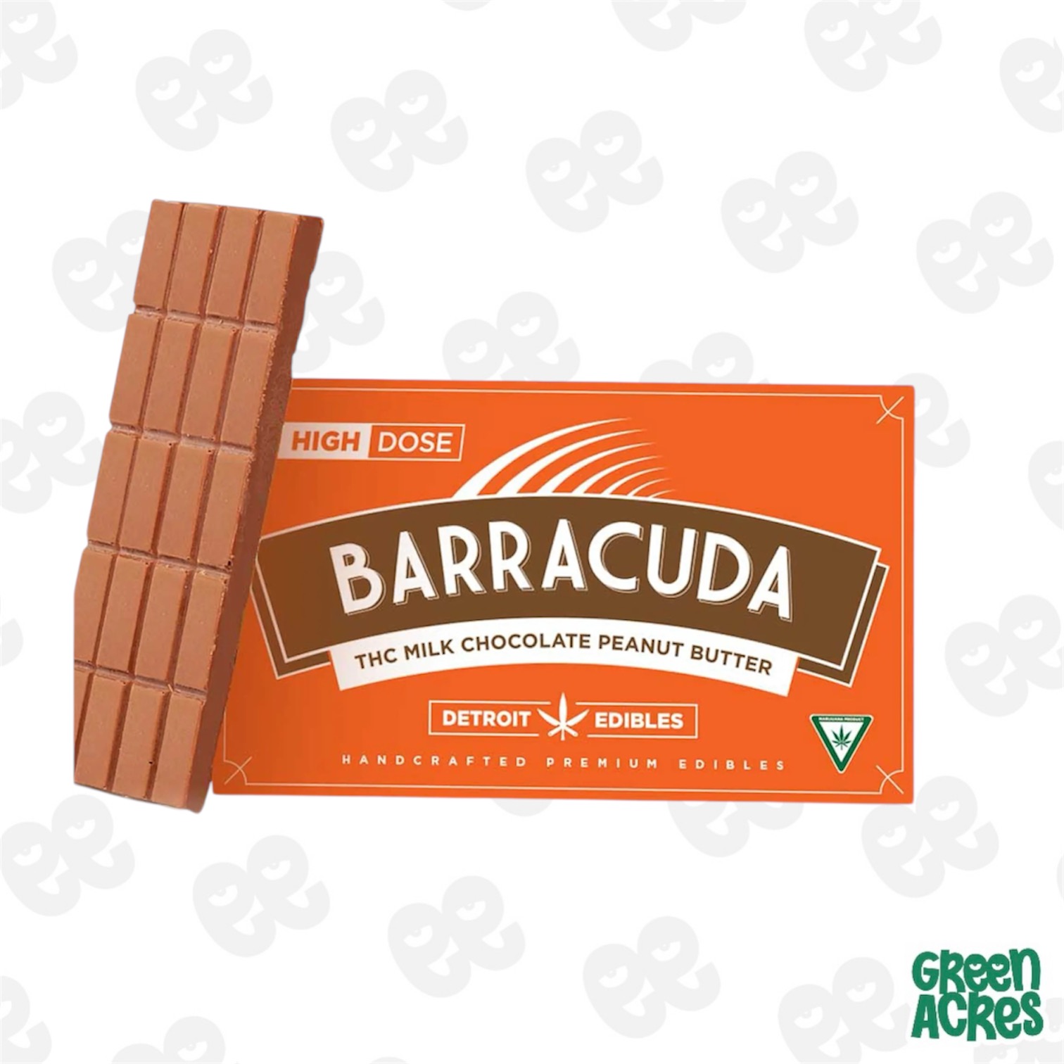 Barracuda: Milk Chocolate Peanut Butter Bar 200MG
