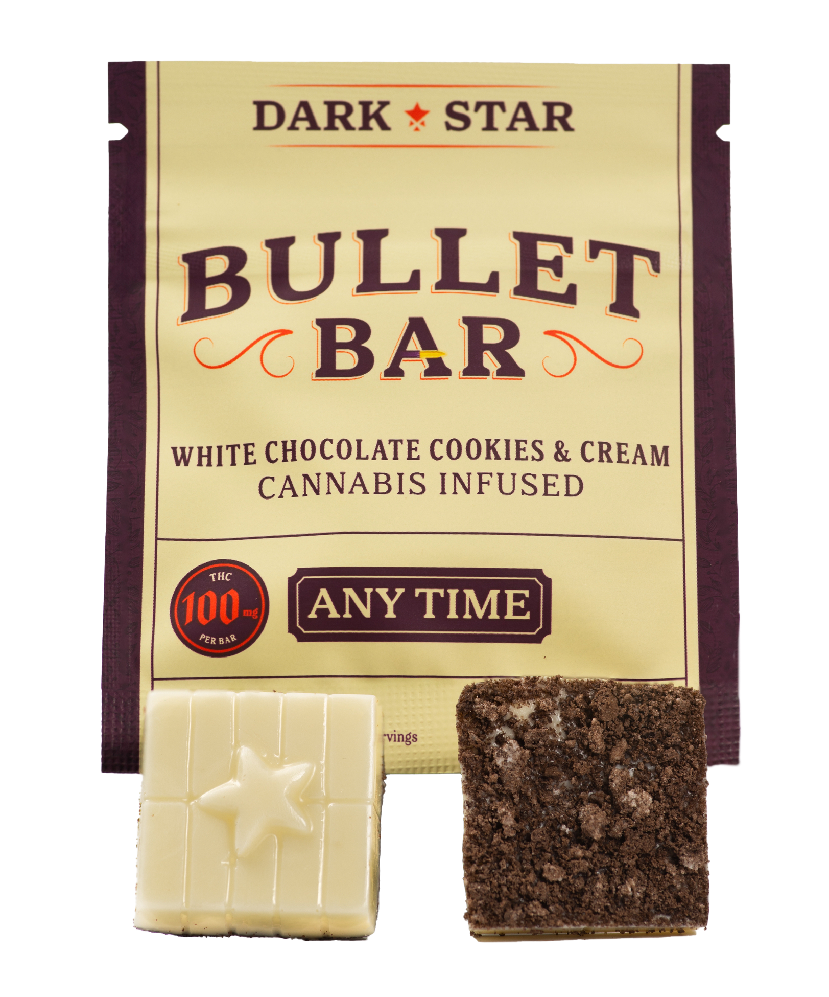 Dark Star | Anytime | White Chocolate Cookies & Cream | 100mg | 1pk