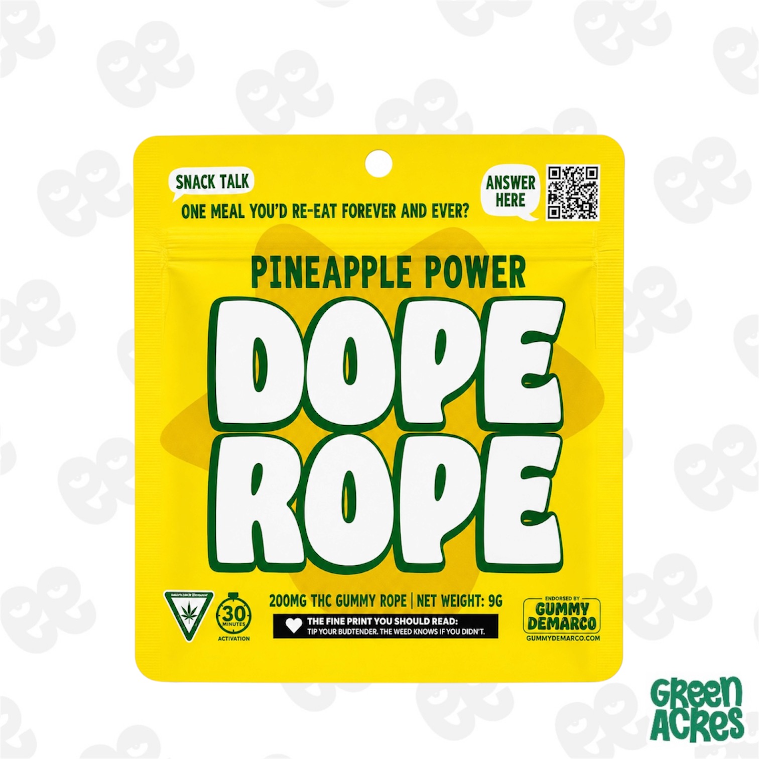 Dope Rope: Pineapple Power 200MG Gummy