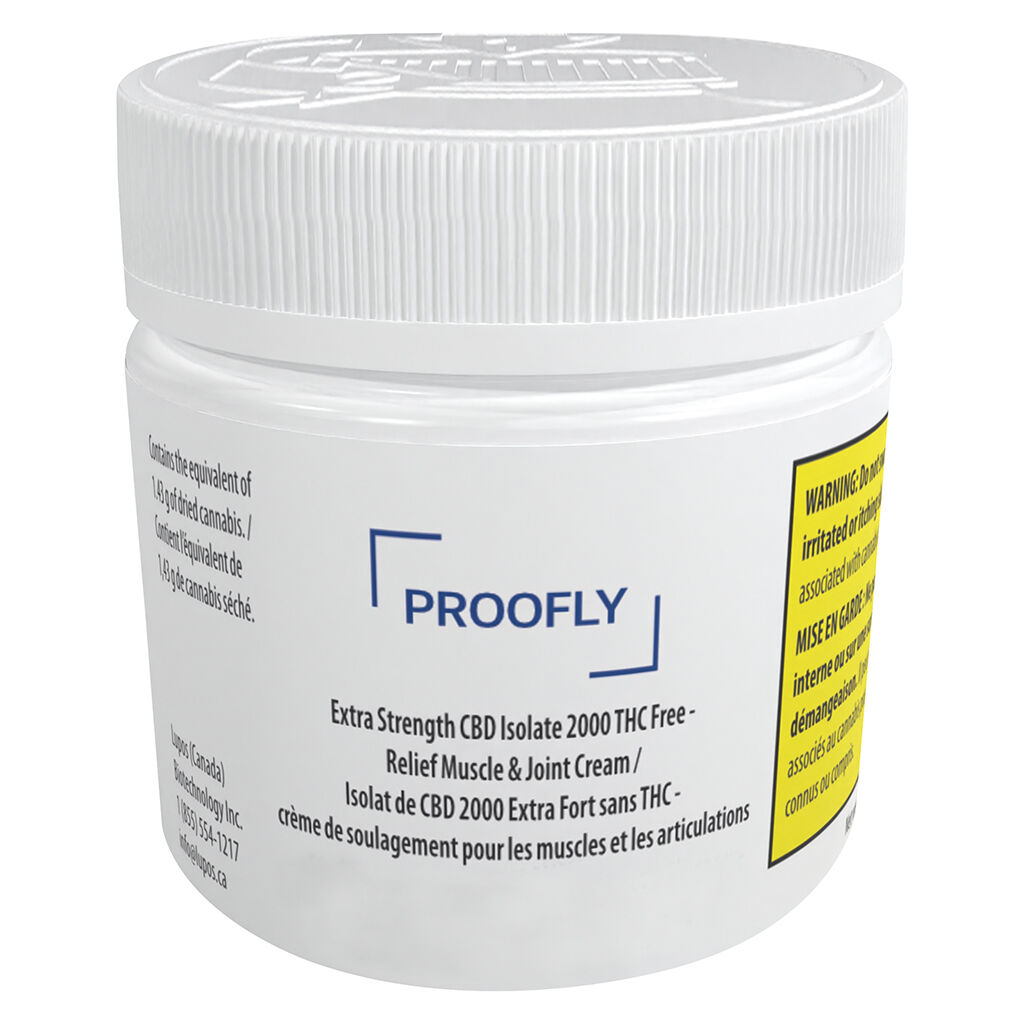 Proofly : Extra Strength CBD 2000 Relief Muscle Joint Cream