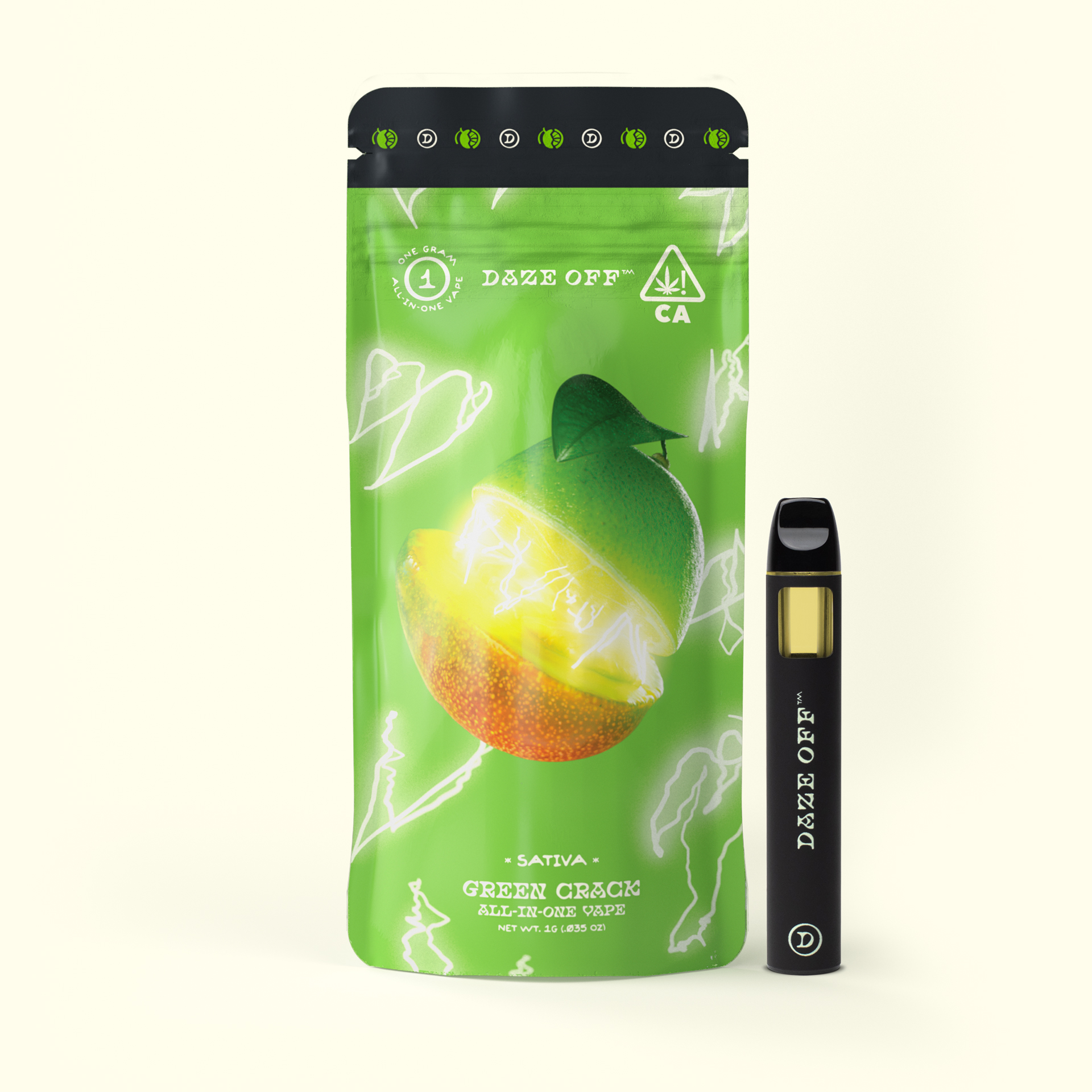 Green Crack All-in-one Vape (1g)