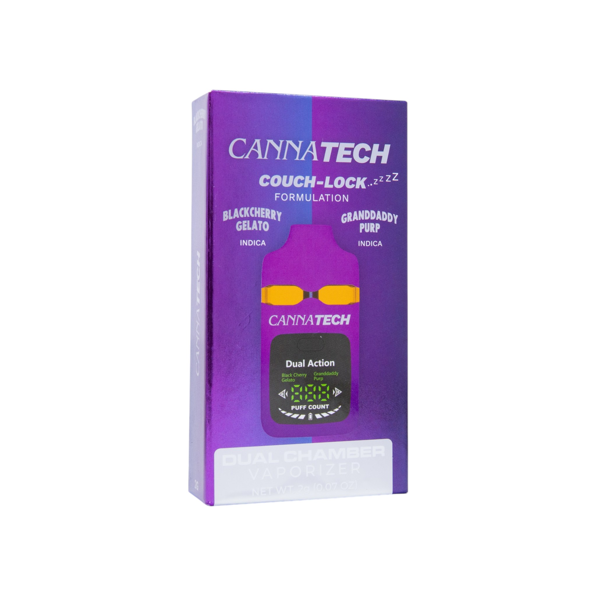 Cannatech Black Cherry Gelato x Granddaddy Purp Dual Chamber Vape