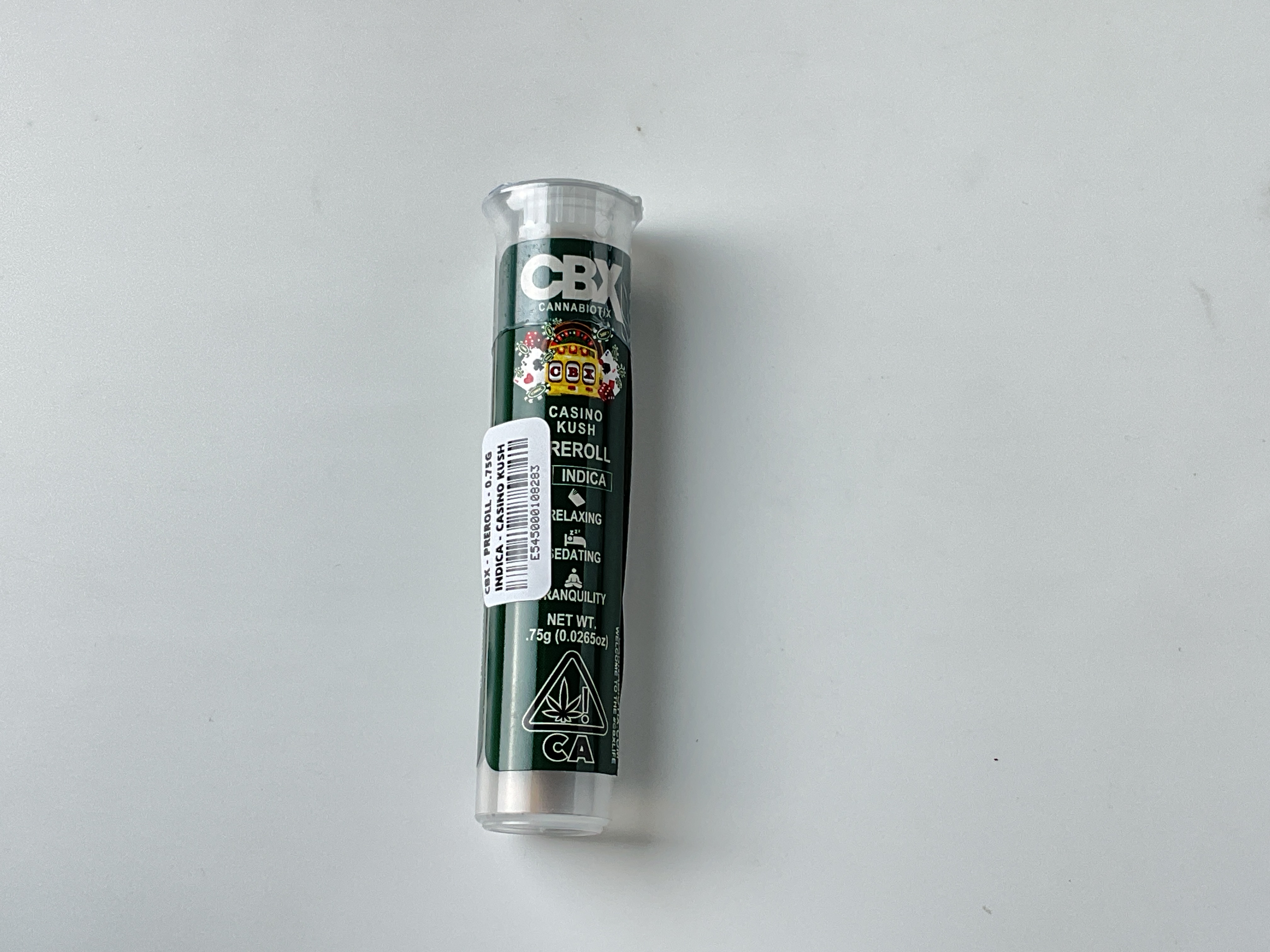 CBX - PREROLL - - INDICA - CASINO KUSH