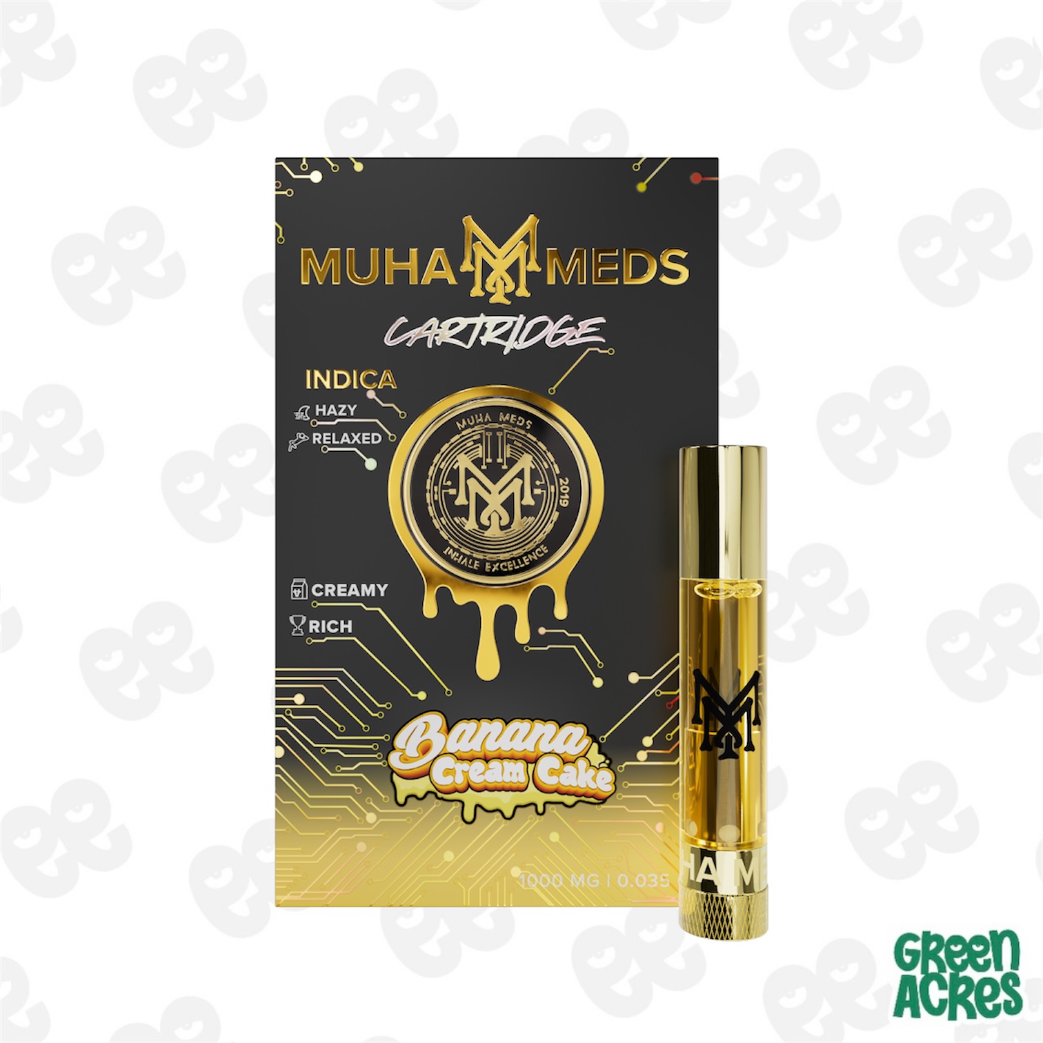 Muha Meds: Banana Cream Cake 1G Cart (I)