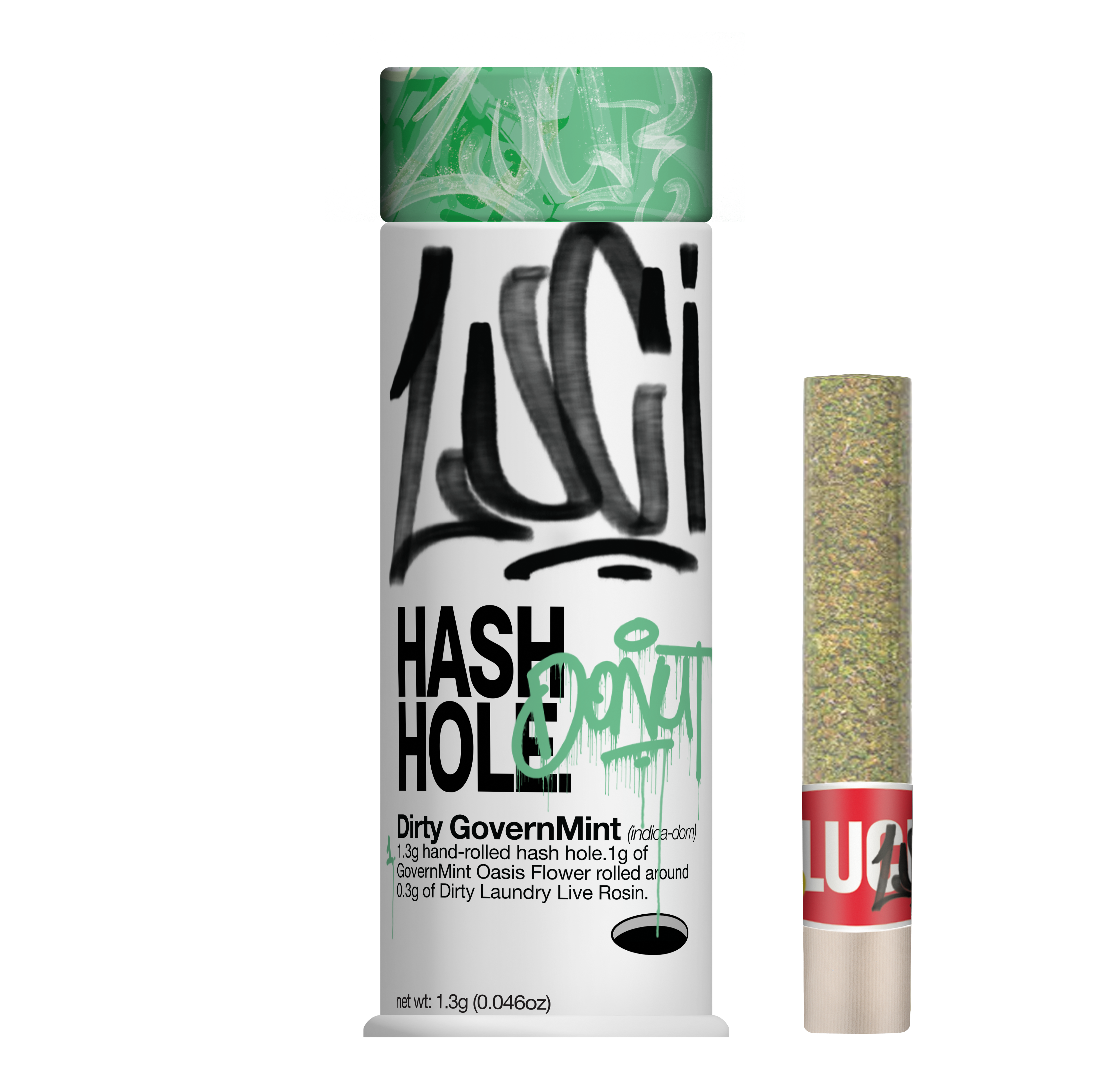Dirty GovernMint (IH) | Hash Hole Pre-Roll | 1.3g