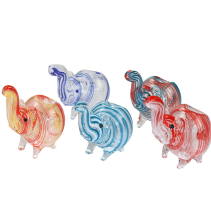 Glass Elephant Pipe product photo