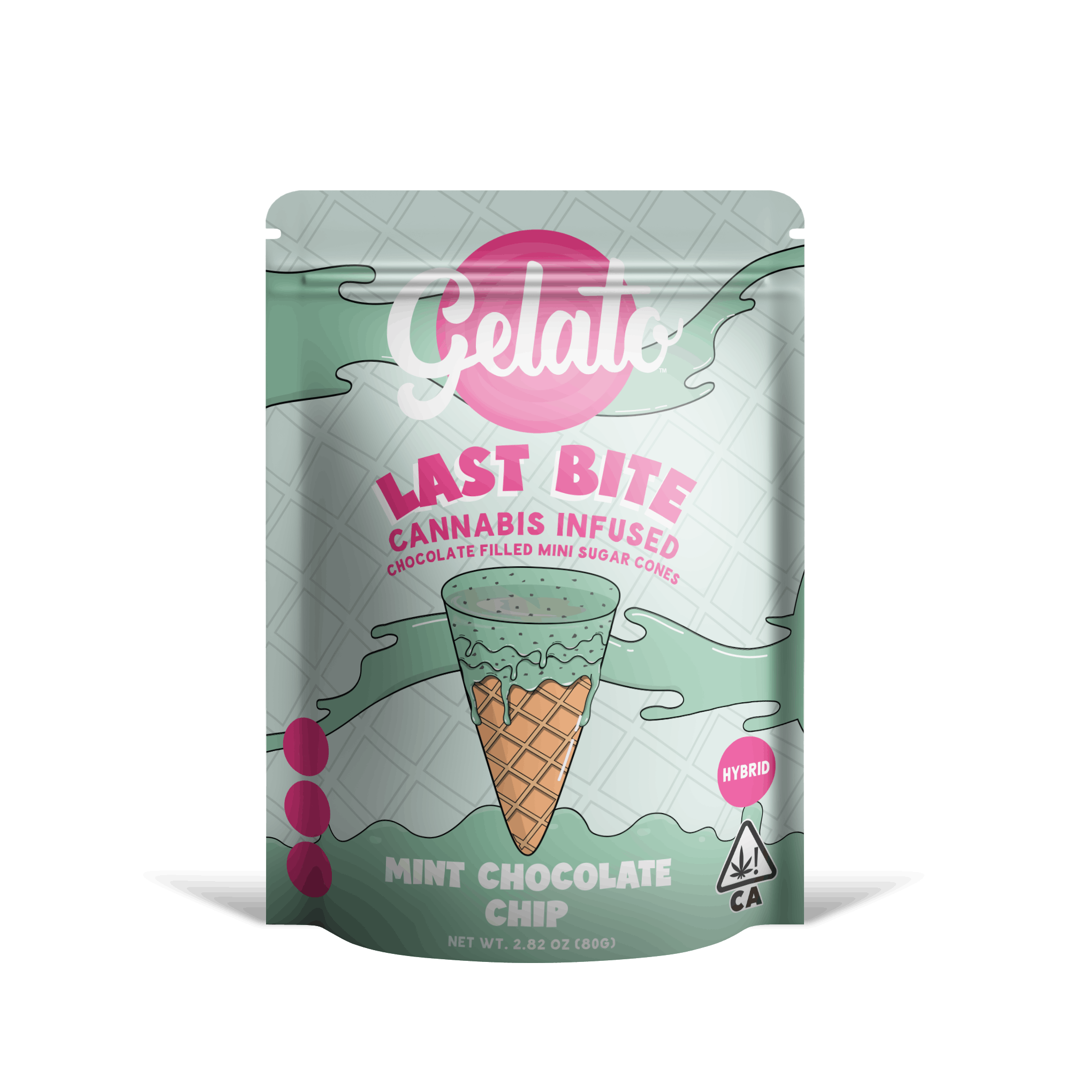 Last Bite Mint Chocolate Sugar Cones 200mg | 2/$25