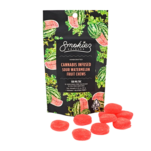 Smokiez | Sour Watermelon Fruit Chews | 100mg