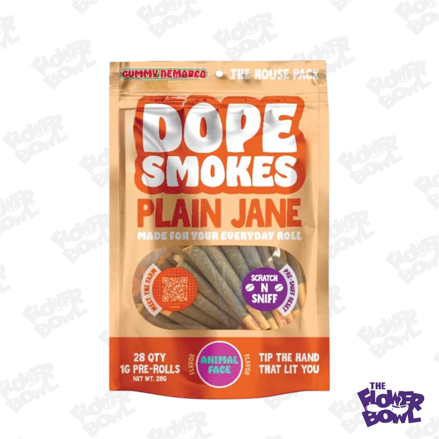 Dope Smokes: Animal Face Plain Jane 28-Pack Preroll