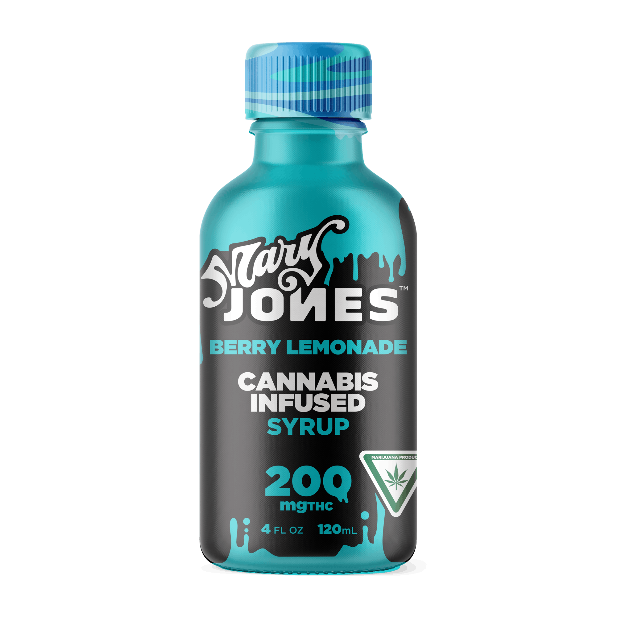 Mary Jones - 4oz Syrup - 200mg - Berry Lemonade