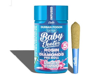 Durban Poison Baby Jeeter Infused Pre-Roll 5-pack | 2.5g