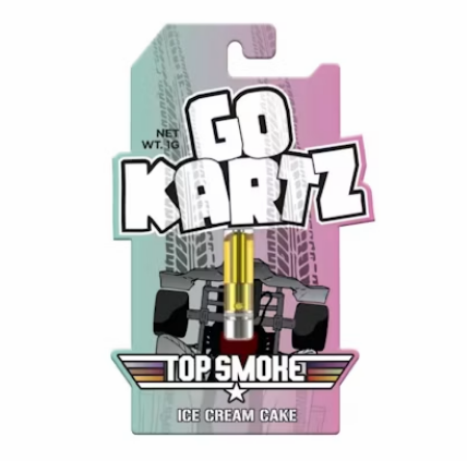 Top Smoke Go Kartz Ice Cream Cake
