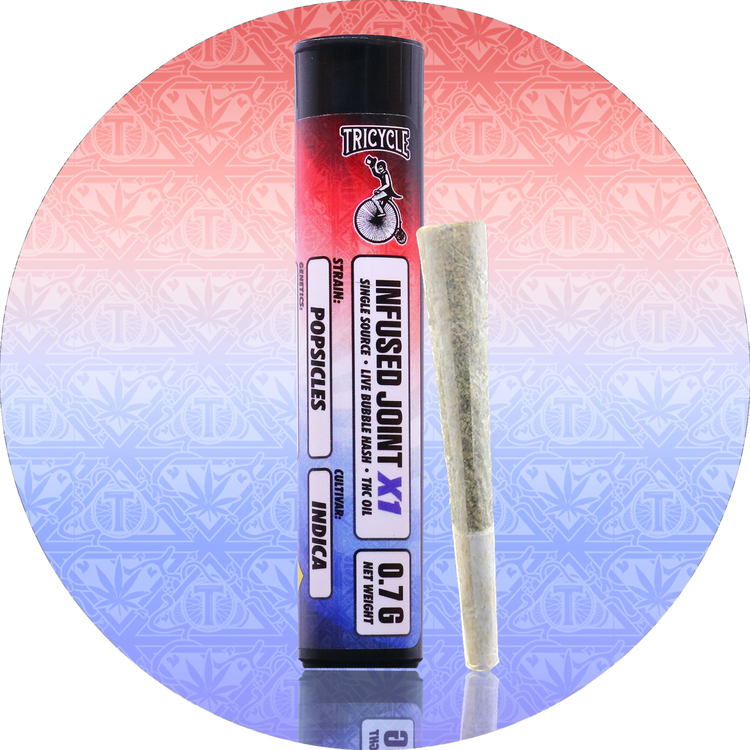 Popsicles Hash Oil Infused Preroll