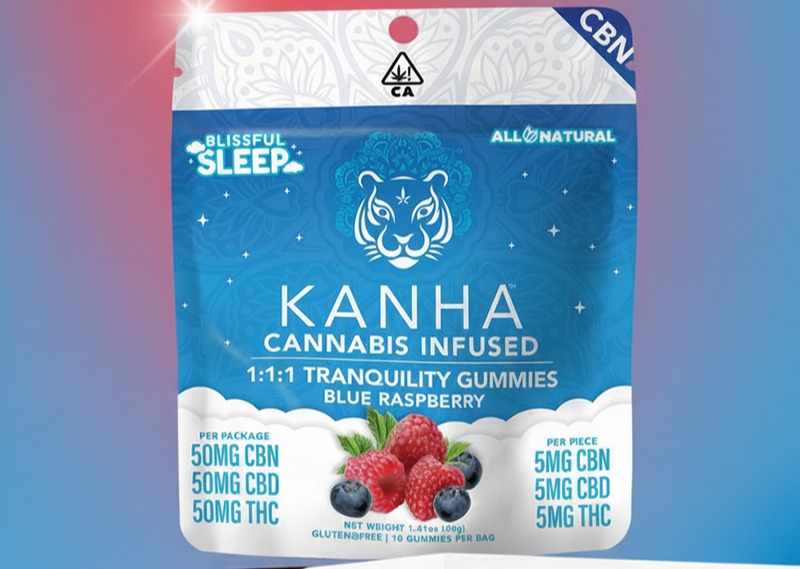 KANHA | 1:1:1 Tranquility Classic Gummies (10 Pack) | 50mg THC/50mg CBD/50mg CBN