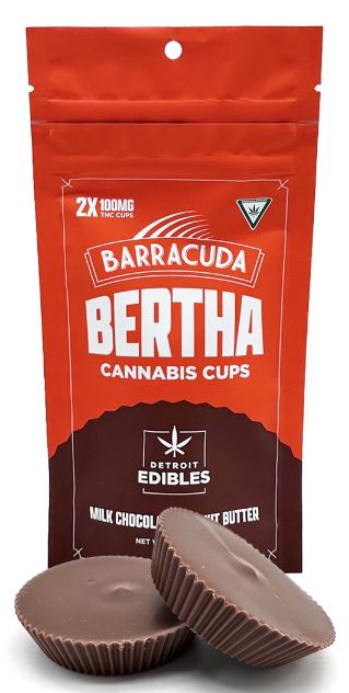 Edible | Milk Chocolate Peanut Butter | 200mg | Barracuda Bertha Cups