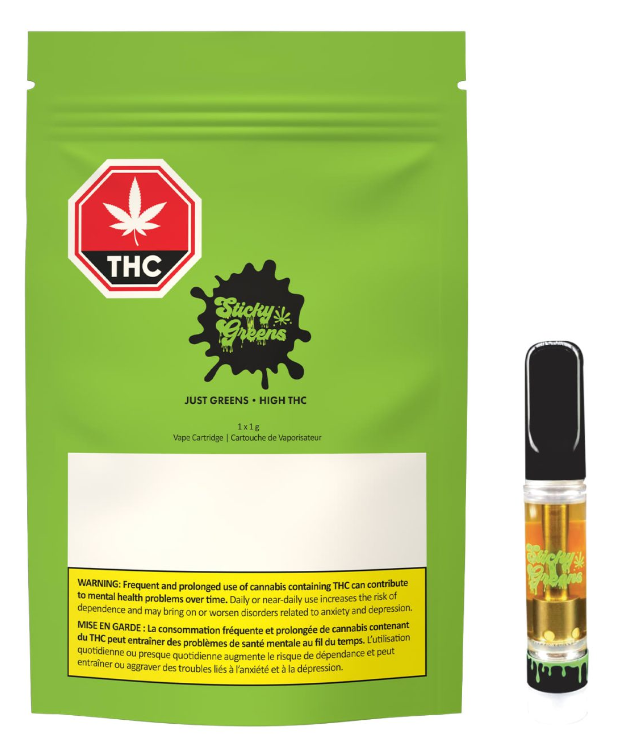 Just Greens HIGH THC Liquid Diamonds 510 Prefilled Vape Cartridge