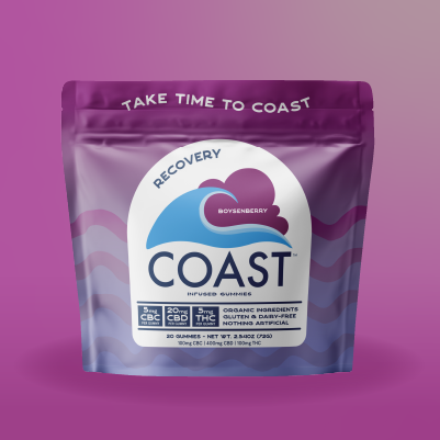 Coast | Boysenberry 1:4:1 CBC:CBD:THC Chews | 5mg (20ct)