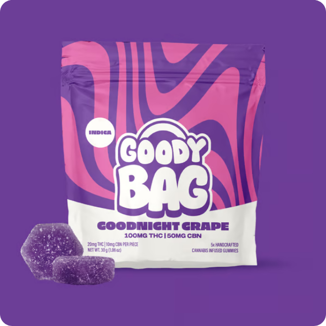Goodnight Grape - 2:1 THC:CBN - Gummies - 100mg (5pk)