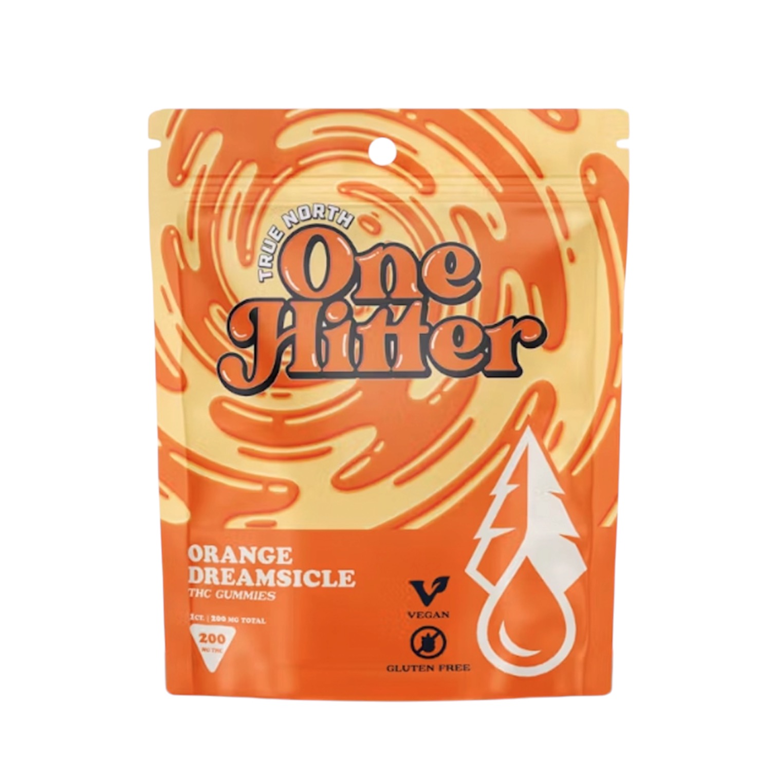 True North: Orange Dreamsicle One Hitter 200MG Gummy