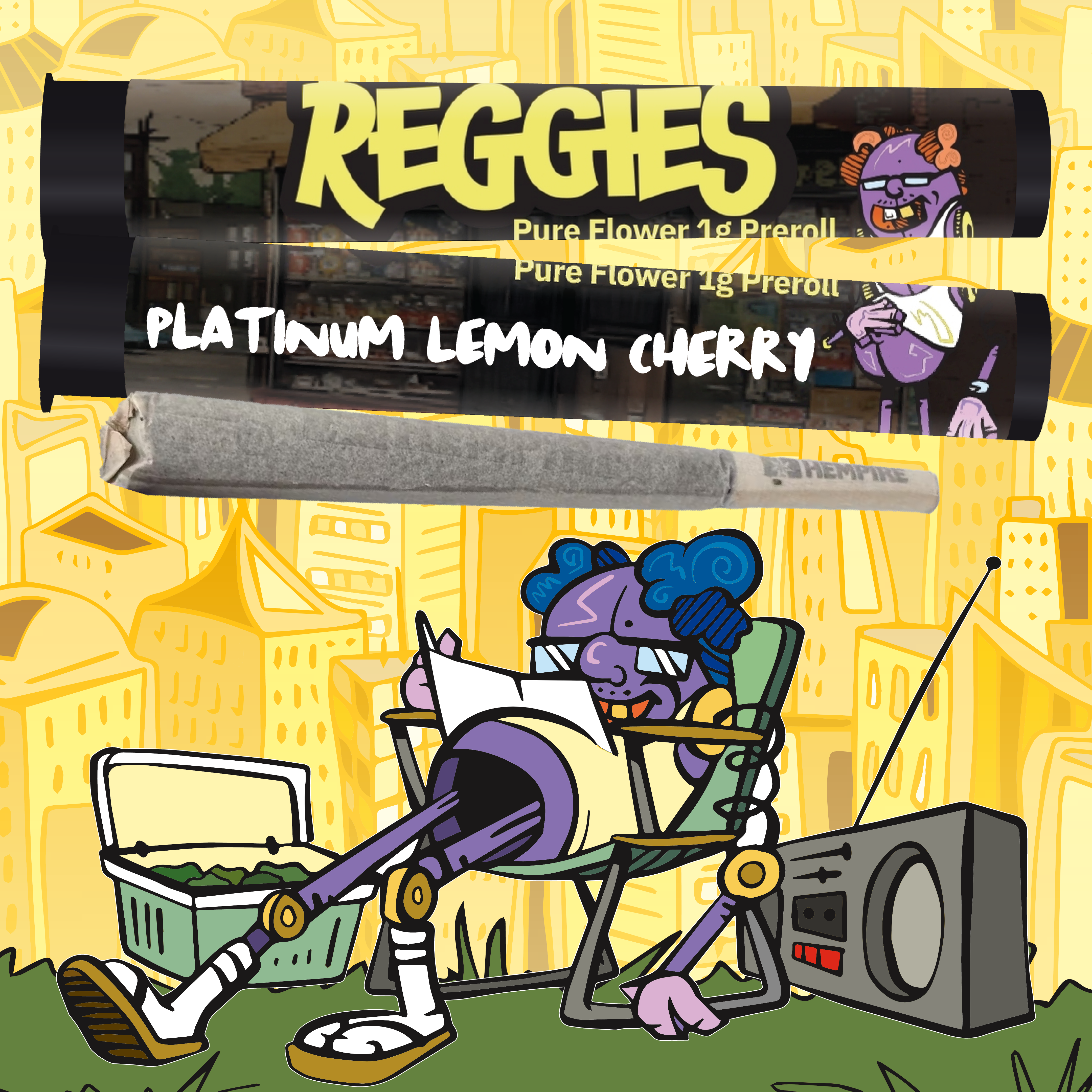 Reggie's Preroll - Platinum Lemon Cherry