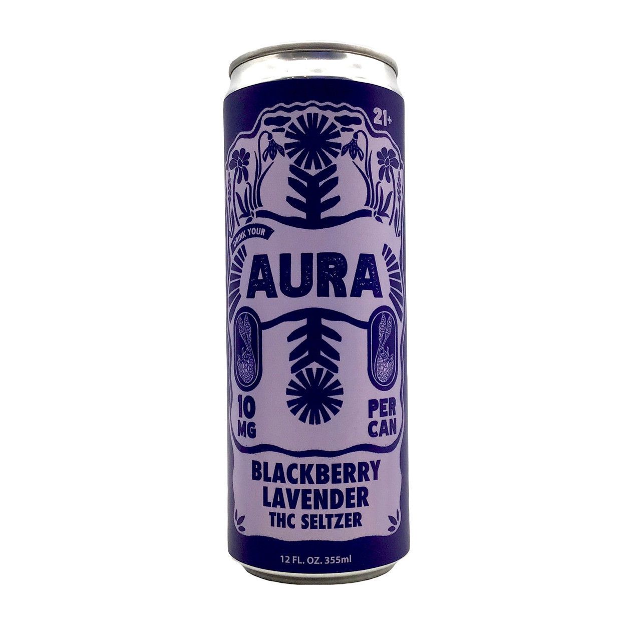 Blackberry Lavendar - THC Seltzer - 10mg