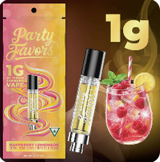 PARTY FAVORS VAPE CART | RASPBERRY LEMONADE