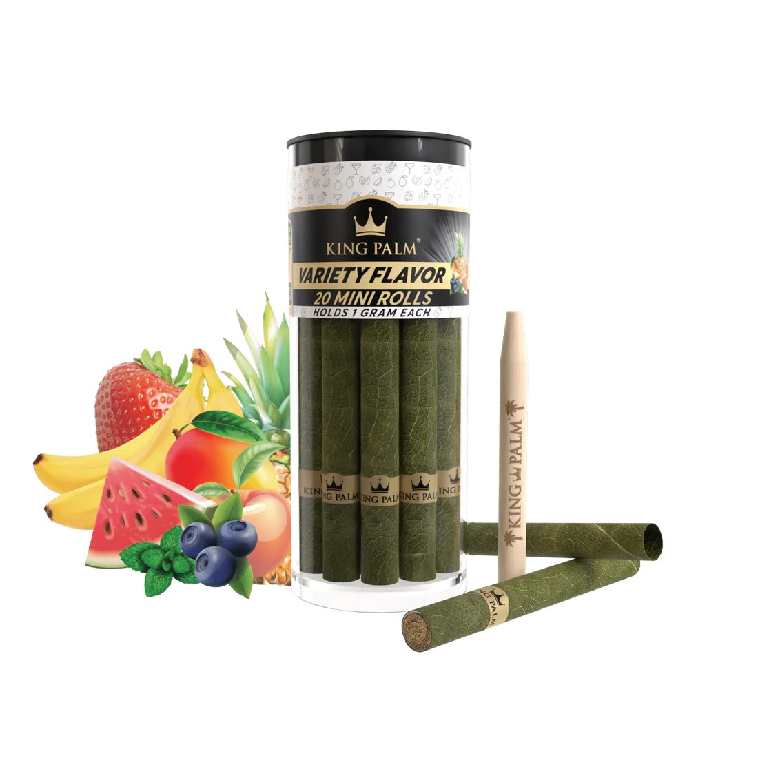 King Palm Hand Rolled Leaf Mini 2 pck / All Flavors product photo