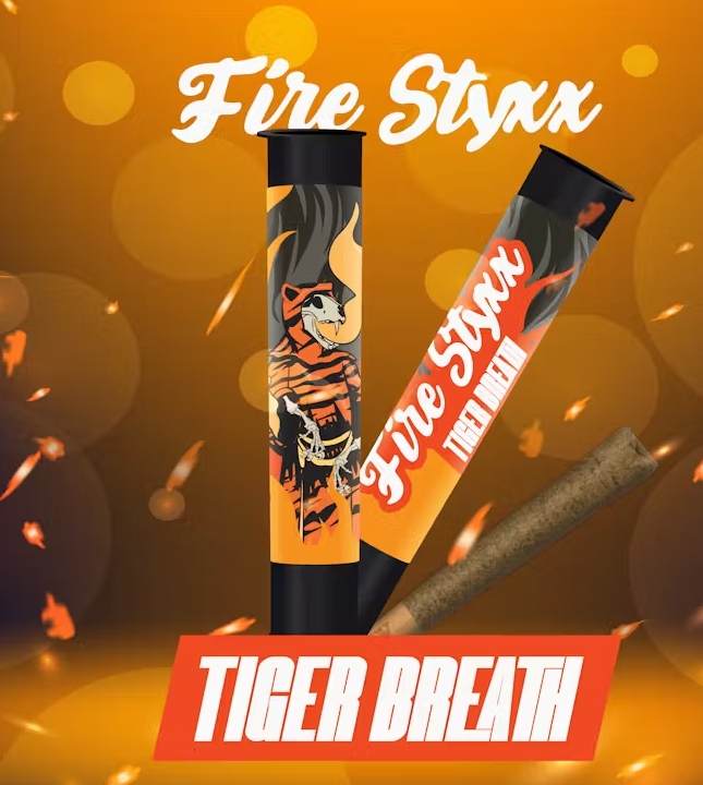 Fire Styxx Infused Pre Roll - Tiger Breath