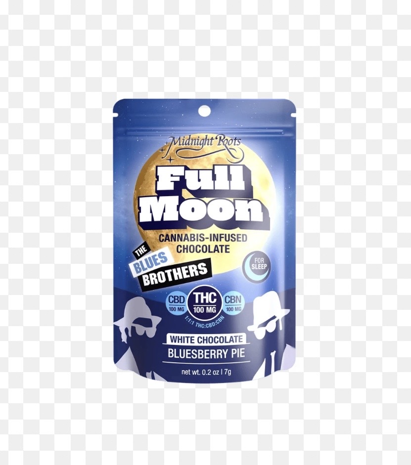 Midnight Roots Full Moon Blueberry Pie 100mg THC:100mg CBD:100mg CBN