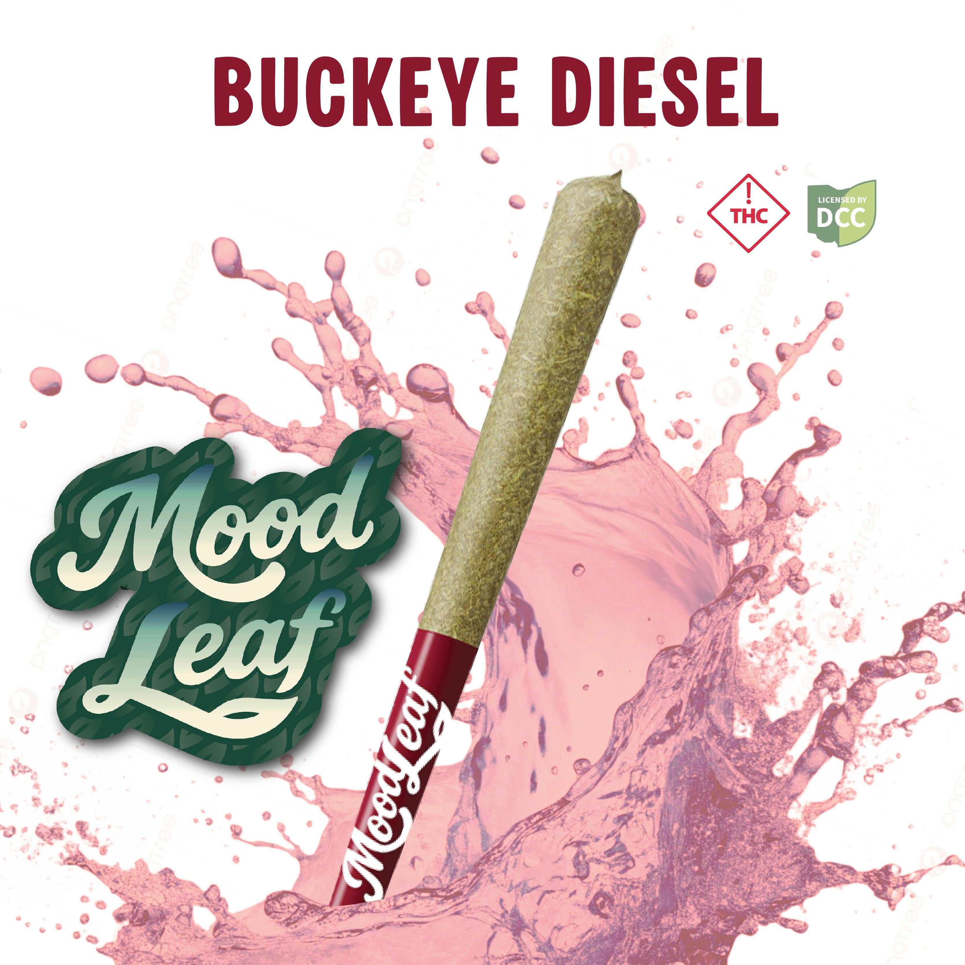 Buckeye Diesel (Sativa) - Infused Pre Roll - 1g - 1pk