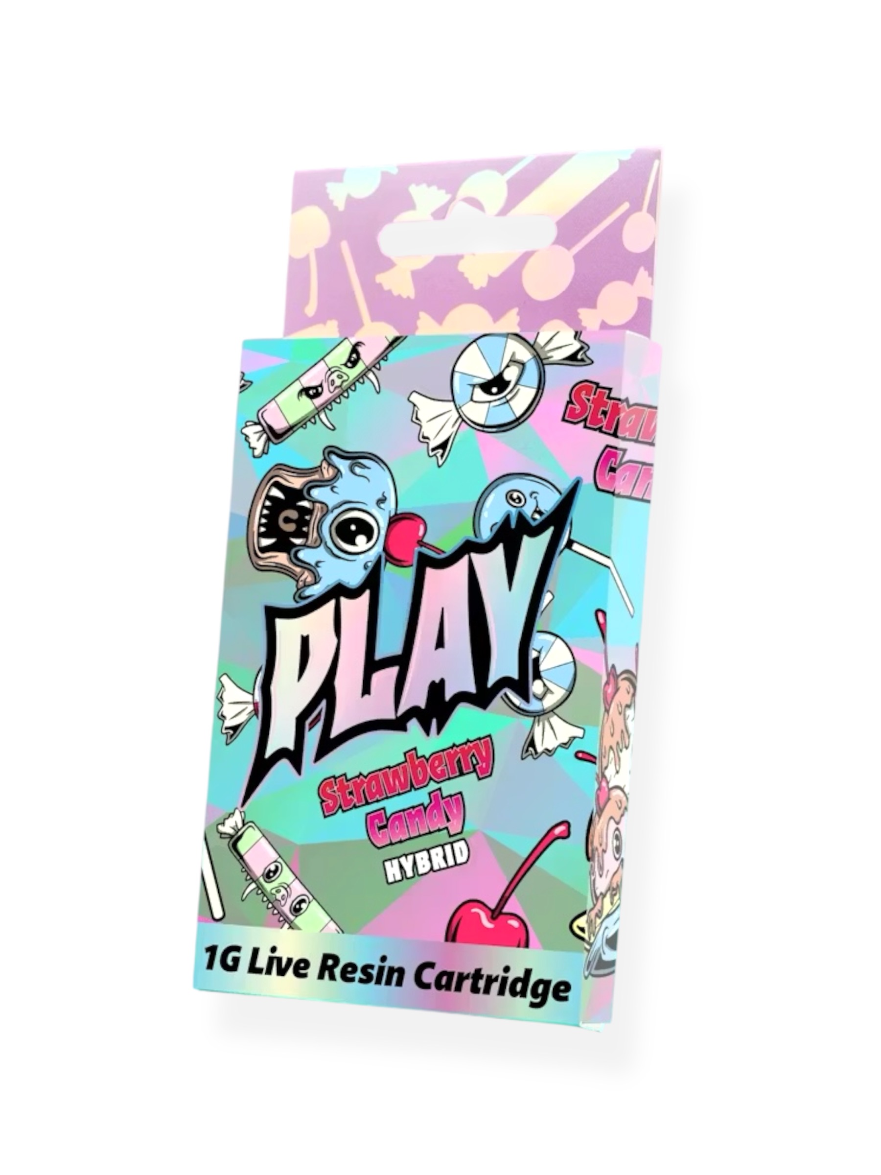Play - 1g Live Resin Infused 510 Cartridge - Strawberry Candy