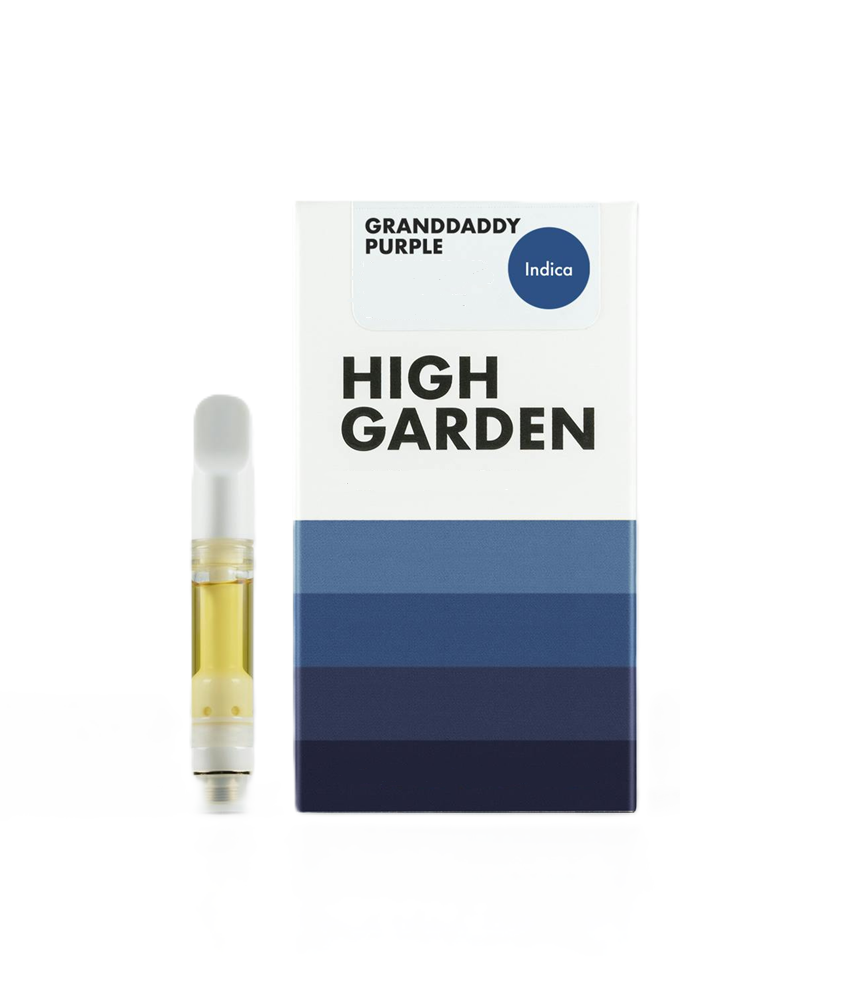 High Garden | Granddaddy Purple | Live Resin Vape Cartridge 1ML