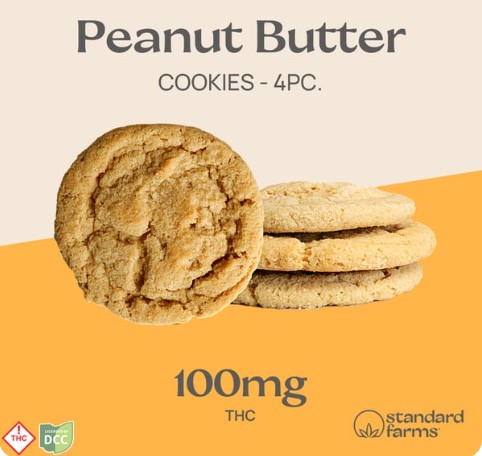 Standard Farms - Peanut Butter Cookies 4pk