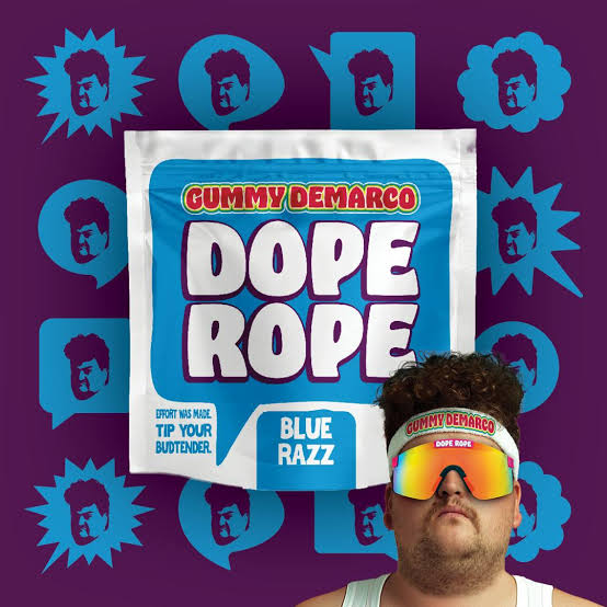 Dope Rope Totally Razz Gummies 200mg