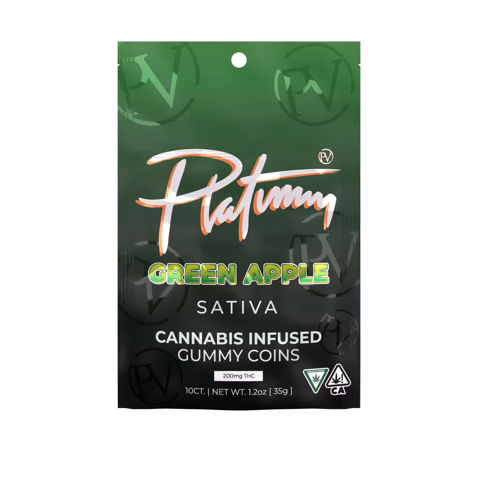 PLATINUM VAPE | GREEN APPLE | GUMMIES | 200MG