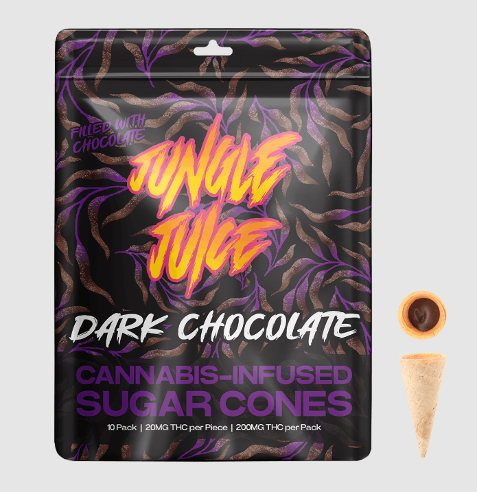 Junglejuice Dark Chocolate Sugar Cones