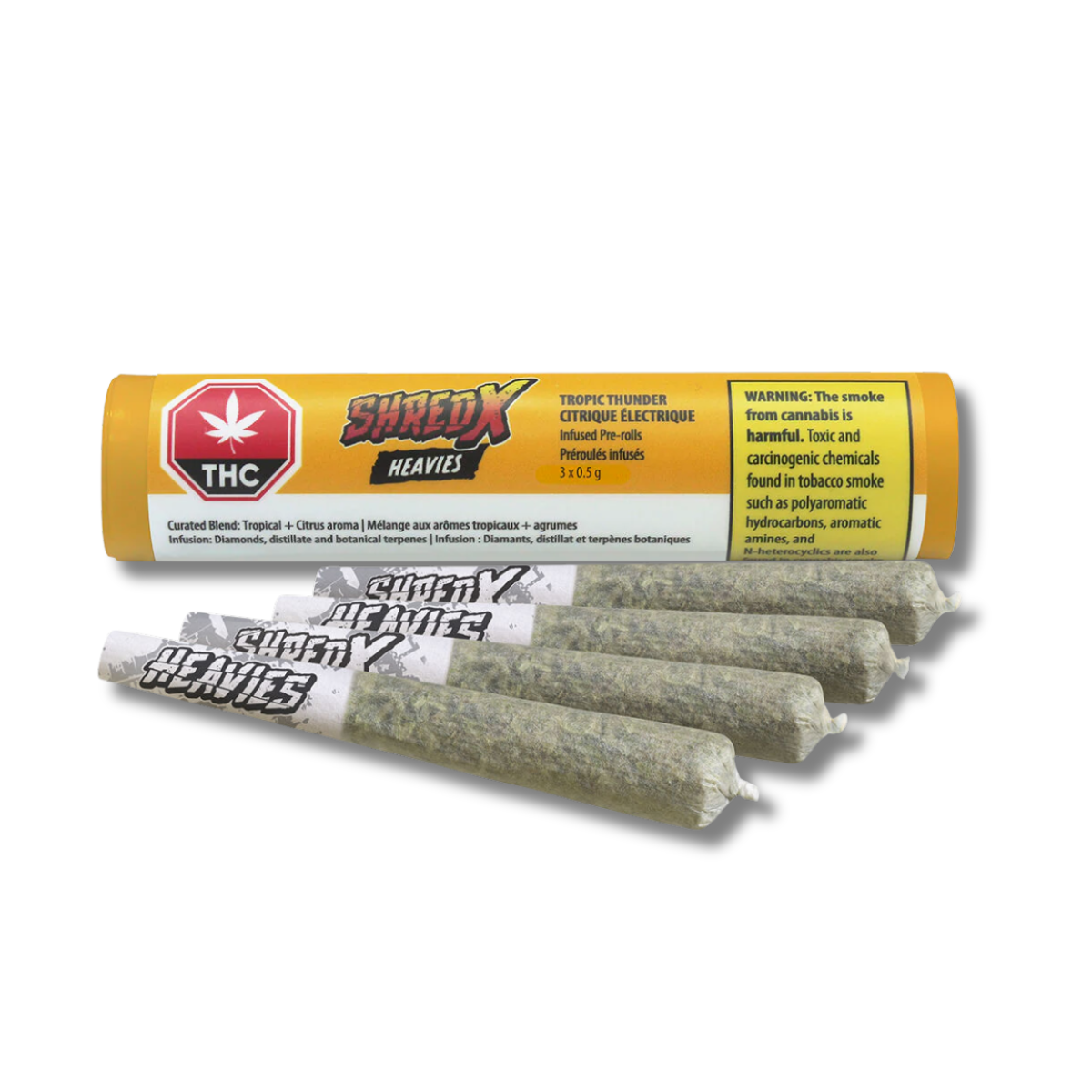 Tropic Thunder Heavies Infused 3-Pack Pre-Rolls | 3x0.5g