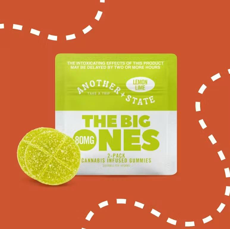 *PROMO* Another State - Lemon Lime Sour - 80mg/2pk - Edibles