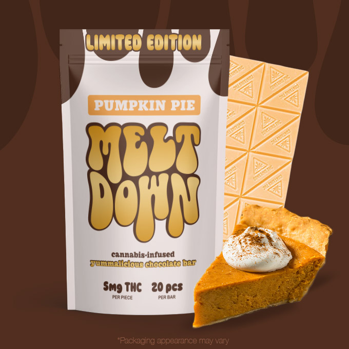 Meltdown | Chocolate Pumpkin Pie bar 100mg