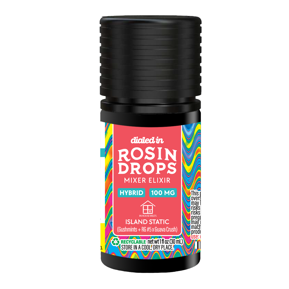 100mg - Island Static - Rosin Drops