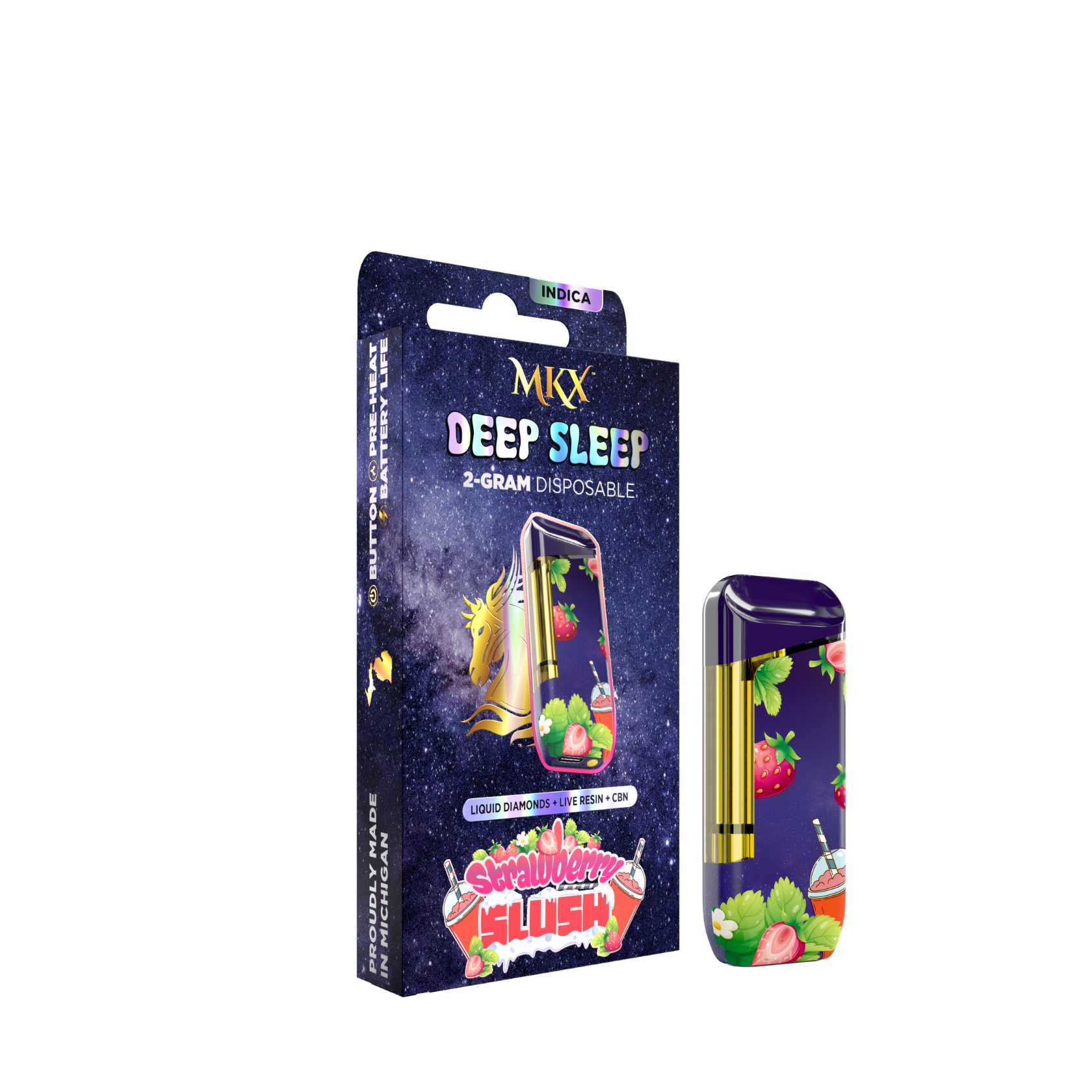 2G Deep Sleep Disposable - Strawberry Slush