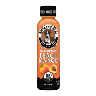 THC Shot - 2 fl oz - 100 MG - Peach Mango