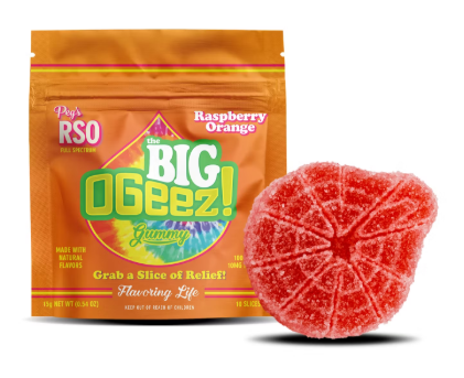 OGeez - Big Peg's Raspberry Orange RSO - 100MG