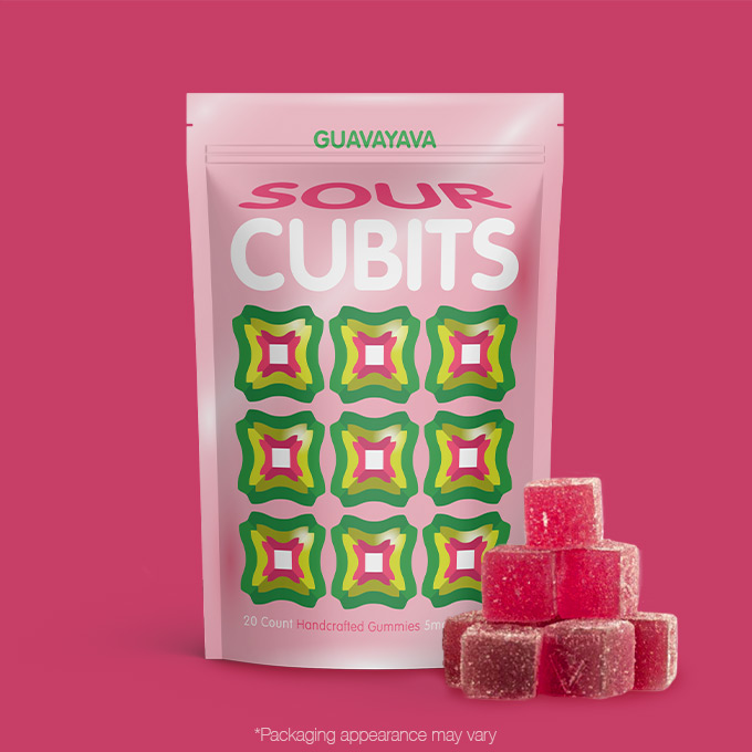 Sour Guavayava | Cubits | Gummies (20 Pack)