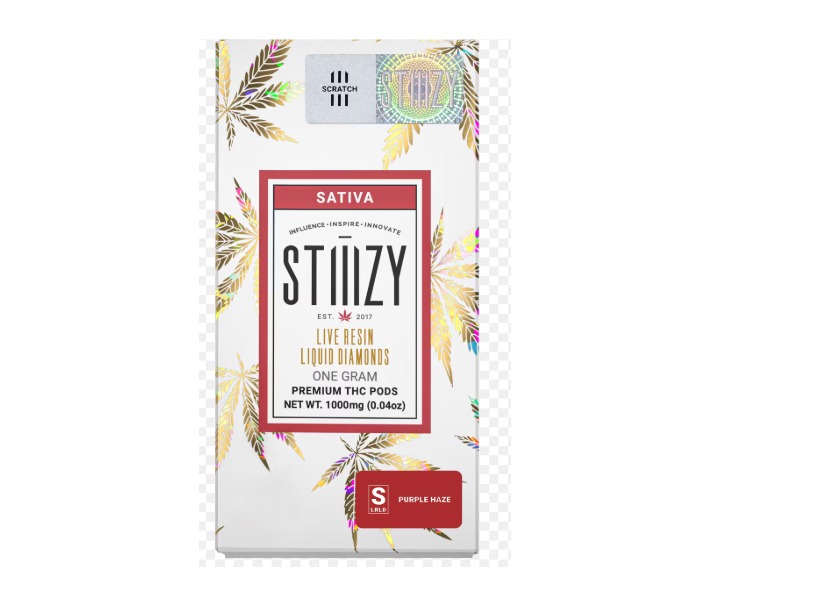 Stiiizy - Purple Haze Live Resin Liquid Diamonds Pods - 1g