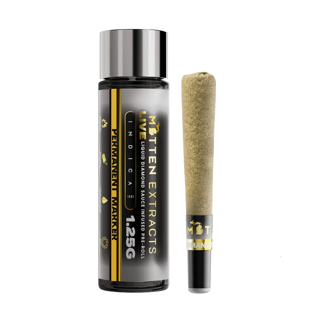 Mitten Extracts 1.25g Live Sauce Infused Pre-Roll - Permanent Marker
