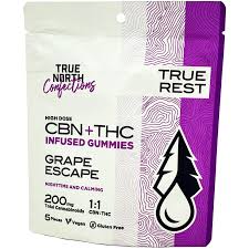 True North | Grape Escape 100mgTHC:100mgCBN
Gummies
