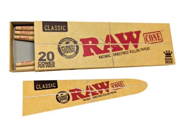 Raw Classic King Preroll Cones 20pk