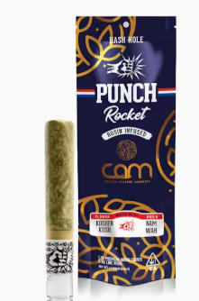 Punch Extracts x CAM Rocket Kosher Kush x Nam Wam Infused Preroll 1.6g