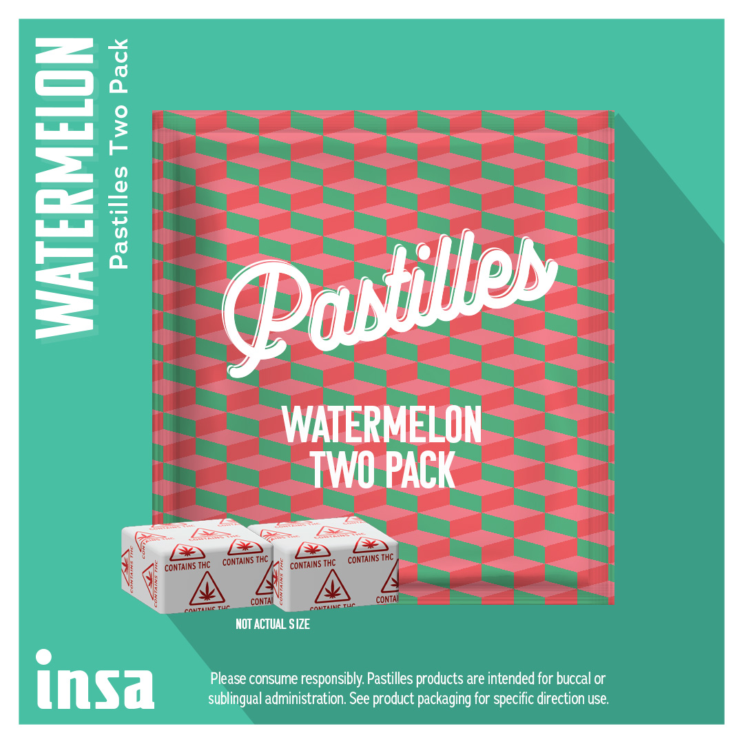 Watermelon Diamond Infused Pastilles 2ct/20mg